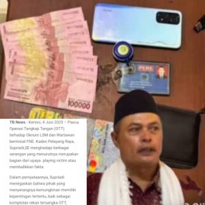Sebut FNE Terkena OTT, Media Talago Batuah Dikecam Aktivis, Diduga Sebarkan Informasi Menyesatkan