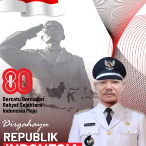 PEMDES AUR DURI MENGUCAPKAN SELAMAT HUT RI KE-80