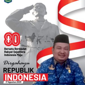 DINAS LH KOTA SUNGAI PENUH MENGUCAPKAN SELAMAT HUT RI KE-80