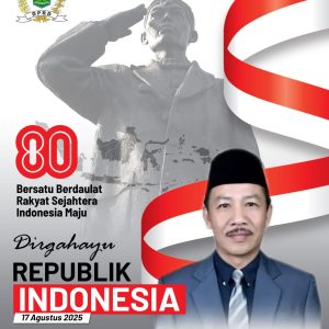 SEKRETARIS DEWAN KOTA SUNGAI PENUH MENGUCAPKAN SELAMAT HUT RI KE-80