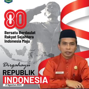 BAKAUDA KOTA SUNGAI PENUH MENGUCAPKAN SELAMAT HUT RI KE-80