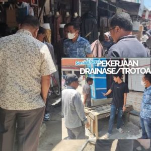 Pastikan Kelancaran Proyek Trotoar, PUPR Sosialisasi ke Sejumlah Pedagang