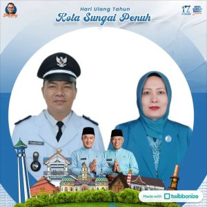 Pemdes Pondok Agung Ucapkan Selamat HUT Ke-17 Kota Sungai Penuh, “Spirit Baru Wujudkan” Sungai Penuh JUARA