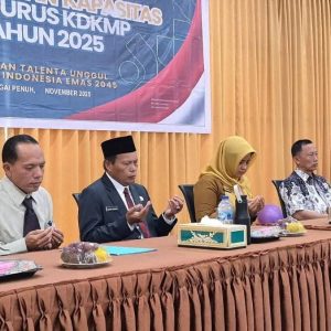 Pelatihan Peningkatan Kapasitas Pengurus KDKMP Kota Sungai Penuh Resmi Dibuka