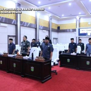 Dewan Kota Sungai Penuh Ikuti Rakor Pemberantasan Korupsi se-Provinsi Jambi secara Hybrid