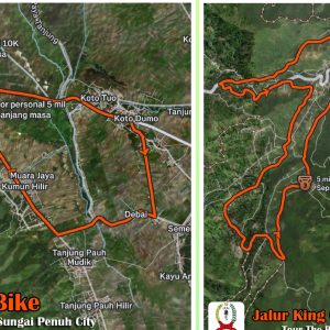 Ini Rute yang Dilalui Peserta Juara Bike Adventure Kota Sungai Penuh 2025
