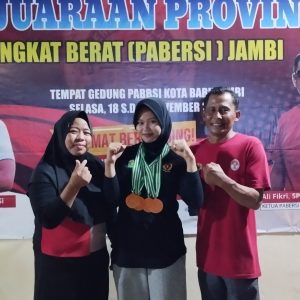 Atlit Pabersi Kota Sungai Penuh Raih 4 Perunggu di Kejurprov