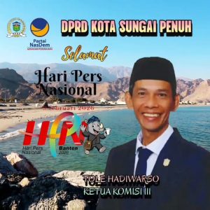 HPN 2026, Tole Tegaskan Dukungan terhadap Pers Profesional dan Berintegritas