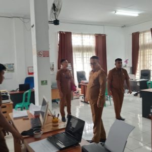 Sidak Ruangan SKPD Lingkup Pemkot Sungai Penuh. Wako: Ini Upaya Pembinaan dan Disiplin Kerja ASN