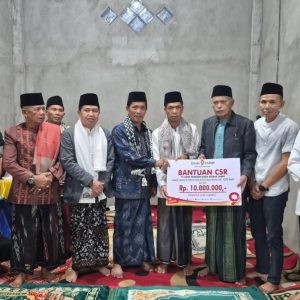 Safari Ramadhan di Masjid Jami’atul Ikhlas Koto Limau Manis. Wawako Beri Bantuan CSR 10 Juta