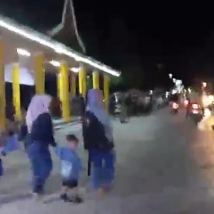 Malam Takbiran, Pusat Kota di Sungai Penuh, Dibanjiri Warga
