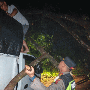 Jalan Nasional Sungai Penuh-Tapan Longgsor. Pedagang: Dalam Sepekan Dua Kali Longsor