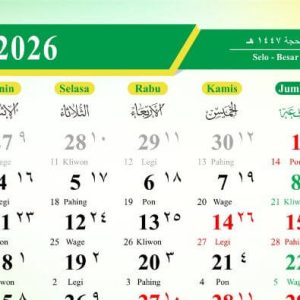 Kalender Mei 2026: Ada 6 Hari Libur dan 3 Long Weekend