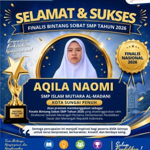 Aqila Naomi, Finalis Bintang Sobat SMP 2026 Asal Kota Sungai Penuh