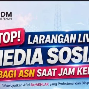 ASN Kota Sungai Penuh Dilarang Menggunakan Medsos Saat Jam Kerja
