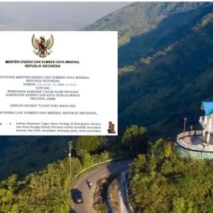 Luar Biasa..!! Menteri ESDM Tetapkan 4 Lokasi Cagar Alam Geologi di Kota Sungai Penuh