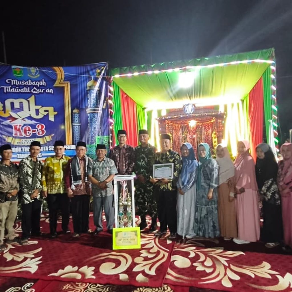 MTQ ke-III Tingkat Desa Aur Duri 2026 Sukses. Baru Sakti Raih Juara 1 Umum