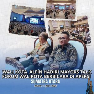 Hadiri Forum Dialog APEKSI di Medan. Wako: Mewujudkan Pembangunan Kota yang Lebih Maju