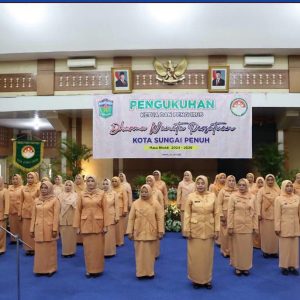 Pengurus DWP Kota Sungai Penuh Periode 2024–2029 Resmi Dilantik