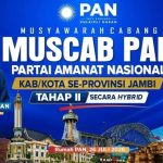 PAN Jambi Gelar Muscab Tahap II, Tetapkan Ketua DPC 6 Daerah