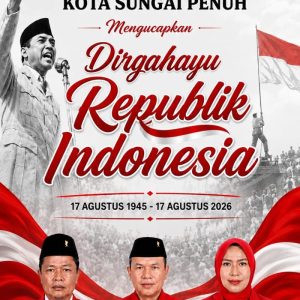 DPC PDIP Kota Sungai Penuh Ajak Warga Semarakkan HUT RI Ke-81