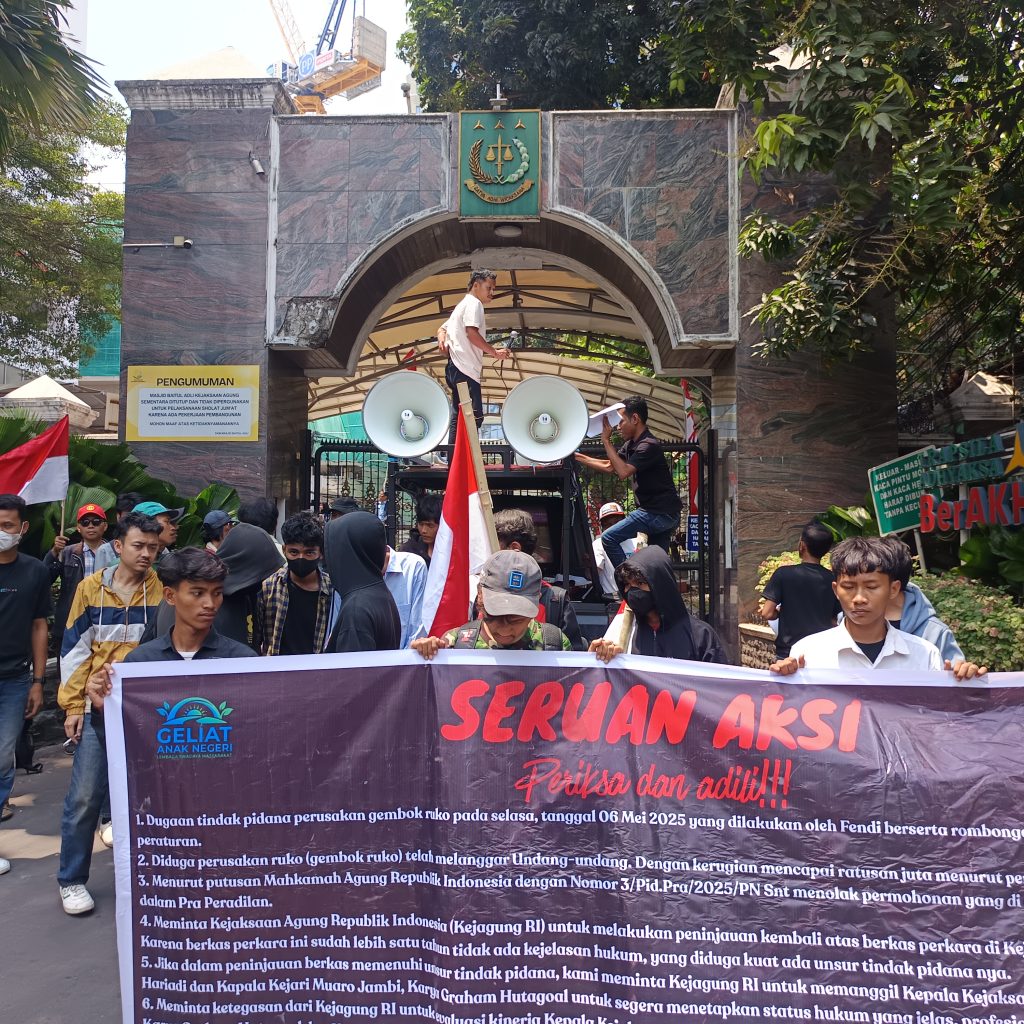 LSM GAN Desak Kejagung Ambil Alih Kasus Perusakan Ruko di Muaro Jambi yang Mangkrak Lebih Setahun
