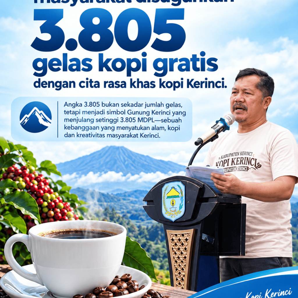Seduh 3.805 Gelas Kopi, Kopi Tanah Surga, Menuju Panggung Kopi Dunia