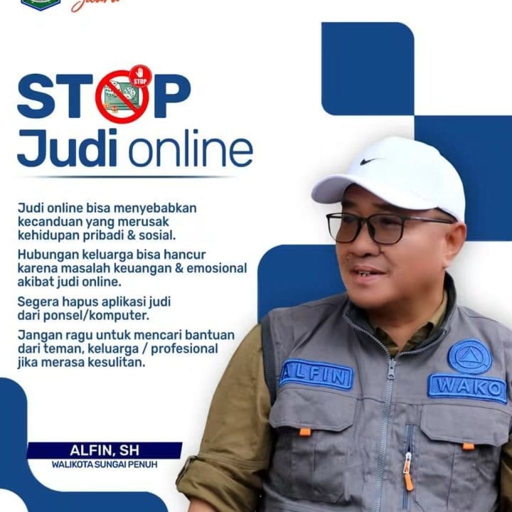 Stop Judol Lindungi Masa Depan, Wujudkan Masyarakat Kota Sungai Penuh yang Sejahtera