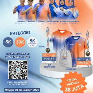 H-3 Jumlah Pendaftar JUARA Fun Run Kota Sungai Penuh 2026 Masih Sepi