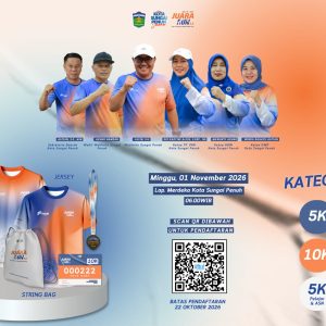Minim Partisipasi OPD, Fun Run JUARA Kota Sungai Penuh 2026 Sepi Peminat